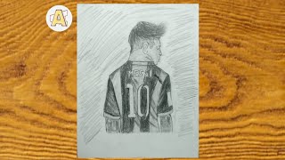 How to Draw Messi // sketch drawing tutorial