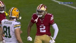 Deommodore Lenoir - Highlights - San Francisco 49ers vs Packers - NFC Divisional Playoffs 2023