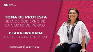 🔴 Transmisión especial por la Toma de protesta de la Jefa de Gobierno, Clara Brugada Molina