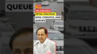 Flower Shower for KCR in Maharashtra, Kids Queue on Highway | SoSouth