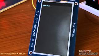 ILI9327 WQVGA display on STM32F4 Discovery Board