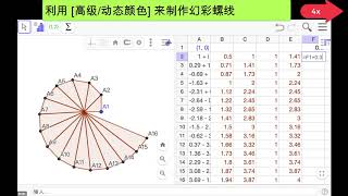 VG04 刘护灵 Geogebra 与数学深度结合1：基础29 表格区迭代的毕氏螺线 30s