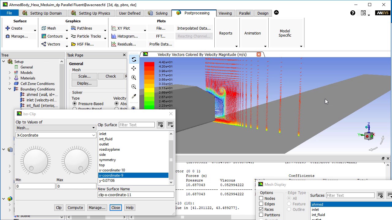 Post Processing Tutorial On Ansys Fluent Youtube