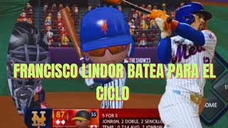 FRANCISCO LINDOR BATEA PARA EL CICLO BASEBALL 9 SNB MLB THE SHOW #baseball9gameplay #baseball9