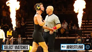 Select Matches: Penn at Iowa | Big Ten Wrestling | Nov. 26, 2022