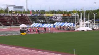 20150621関東高校陸上北関東女子1600mR予選1組