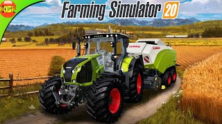 Making Bales With New Claas Combo  | Farming Simulator 20 Timelapse Gameplay, Fs20