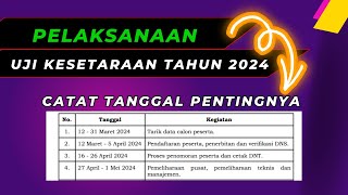 Info Terbaru Uji Kesetaraan 2024