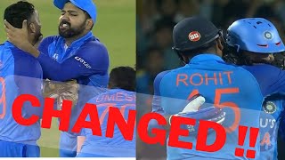india vs aus 2nd t20 match highlights - rohit sharma and dinesh kartik huged each other