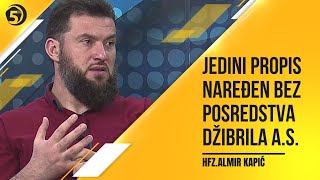 Samo jedan propis je Allah dž.š. direktno naredio preko Muhammeda a.s., bez posredstva Džibrila