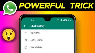 Amazing Whatsapp Tricks | Whatsapp Tricks In Hindi | Best Whatsapp Tips And Tricks #Shorts