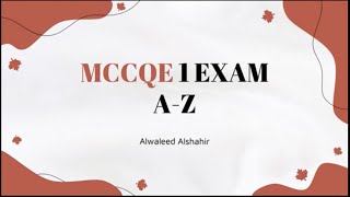 MCCQE 1 exam / الاختبار الكندي (طريقة التقديم و التجهيز له)