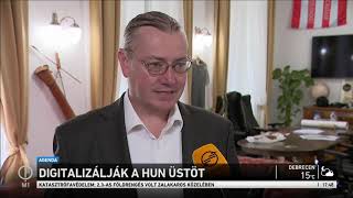 🏆🇭🇺🇲🇳 MEGKEZDŐDÖTT A KÉTEZER ÉVES HUN ÜST RESTAURÁLÁSA - Makoldi Miklós az M5 TV Agendában