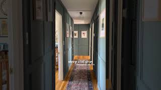 The Paint Colors In Our Home: Behr Garden Wall, Benjamin Moore Steep Cliff Gray and More