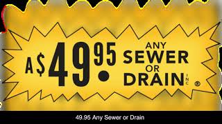 49.95 Any Sewer or Drain | 631-698-4995 | clogged shower drain cleaning