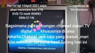 Review siaran TV Digital di STB DVB-T2  RINREI DRN-511W