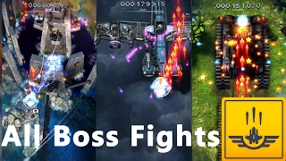 Sky Force All Boss Fights (All Weapons Unlocked) - Sky Force 2014 Android Gameplay