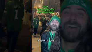 Philadelphia Eagles Super Bowl Celebrations Erupt in the Streets of West Chester Pennsylvania