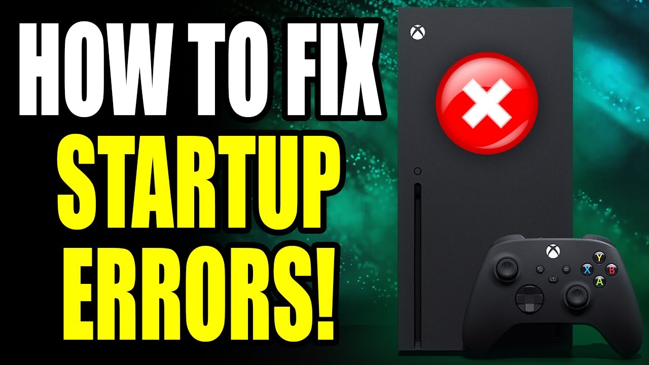 Xbox Startup Errors Easy Fix! Xbox "Something Went Wrong" Startup ...