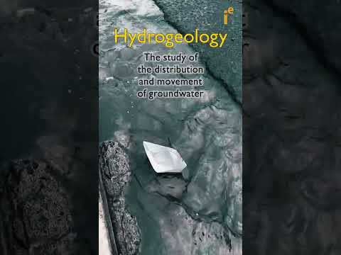 What is: Hydrology Hydrogeology Glaciology Oceanography