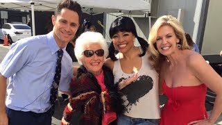 Julie Piekarski and Charlotte Rae supporting Kim Fields on “Dancing With The Stars” (2016)