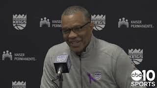 Kings interim coach Alvin Gentry on Sacramento protecting its lead in 112-103 win over the Bulls