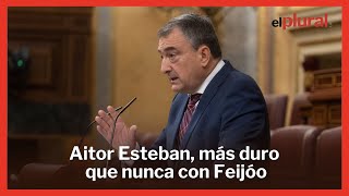 Aitor Esteban compara a Feijóo con Albert Rivera y le da un consejo \