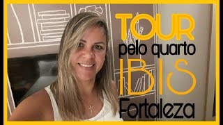 Tour pelo quarto de hotel Ibis Fortaleza