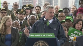 De Blasio Unveils NYC Green New Deal