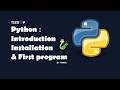 Python Full Course 2026 #1 | Introduction, Installation & First Program