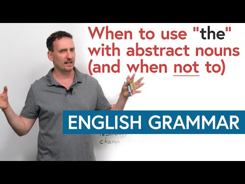 Can we use the with noun?
