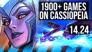 CASSIOPEIA vs XERATH (MID) | 1900+ games | KR Diamond | 14.24