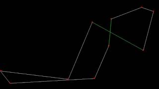 TSP (2 opt) step-by-step visualization
