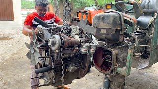 Perkins 3-Cylinder Diesel Engine Rebuild | Auction Tractor Engine Restoration