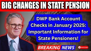 State Pensioners Alert: DWP's 2025 Bank Account Checks – Here’s What You Need to Know!