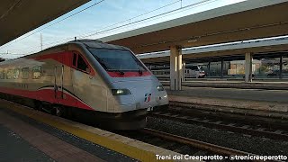 Treno Frecciabianca 8616 con ETR485.43 - Arrivo \u0026 Partenza - Pisa Centrale (14/12/2023)