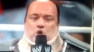 WWE RAW 11 11 13   Cm Punk Destroys Paul Heyman returns & Curtis Axel   FULL SEGMENT   HQ