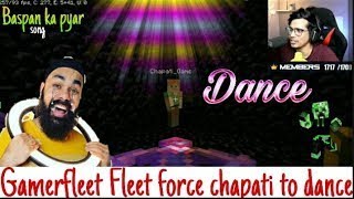 GamerFleet make CHAPATI Dance in HEROBRINE SMP || GamerFleet sing the song ||    herobrine smp
