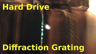 Hard Drive Diffraction Grating