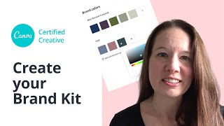 Setting up your BRAND KIT in Canva (Pro)