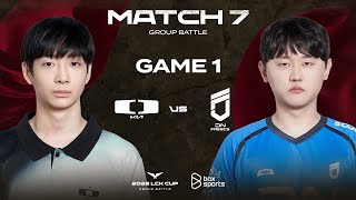 DK vs DNF - Game 1 | Week 1 Day 4 | 2025 LCK Cup Group Battle