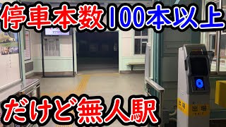 【最強】停車本数100本以上の無人駅に行ってきた