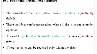 12th Computer Science || Unit 3 ||Python Classes and Object Part 3