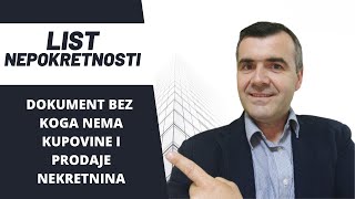 Šta je list nepokretnosti (vlasnički list) i čemu služi / RealHouse.rs