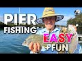 Pier Fishing for FOOD and Bait - Best TACTICS!