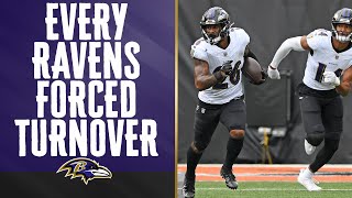 Every Ravens Forced Turnover From The 2023 Regular Season | Baltimore Ravens