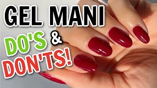 Do's + Don'ts For The BEST Gel Nails!