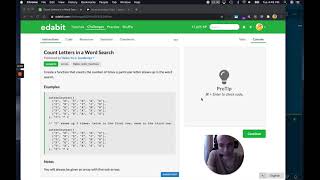 Javascript Coding Challenge - Edabit - Letter Counter