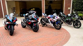 FOUR SUPERBIKES DESTROY TEXAS HWY 😈😮‍💨