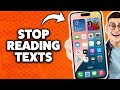 How To Stop Someone From Reading Text Messages On iPhone 2026 (Step-By-Step Tutorial)